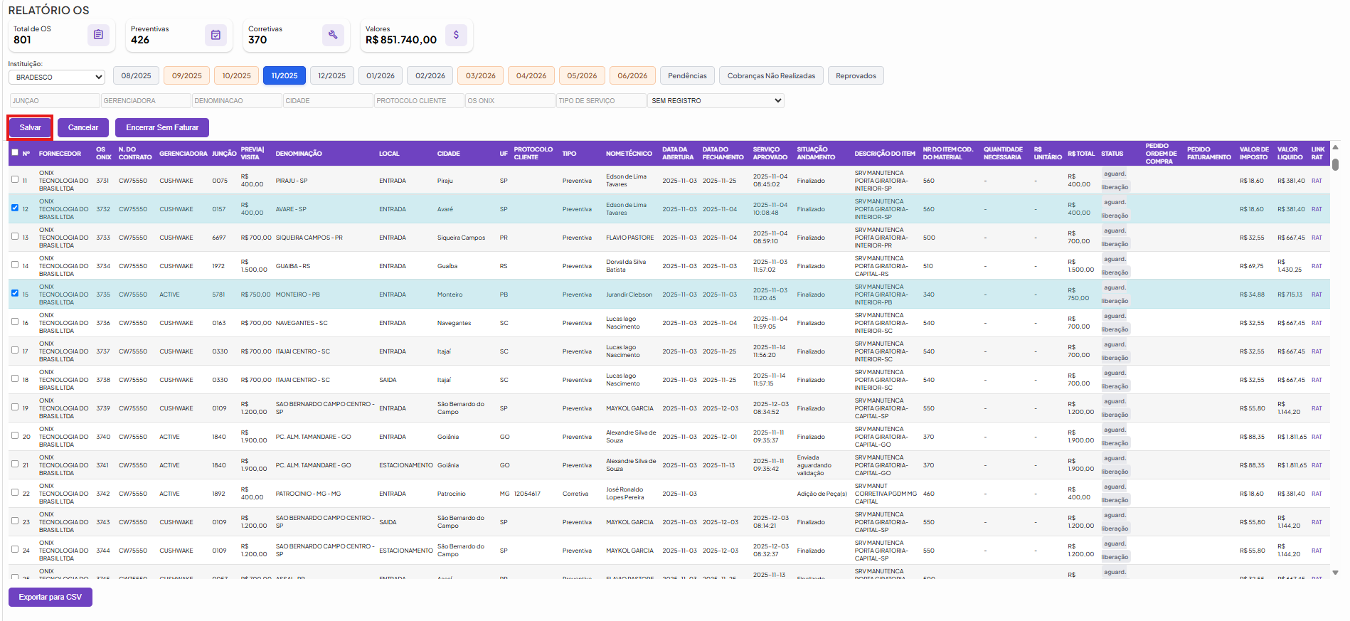 agendamentos